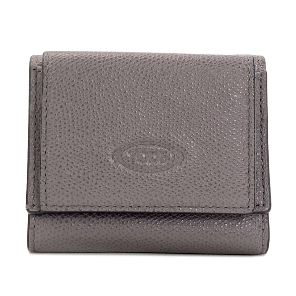 Tod's Logo Tri-fold Leather Wallet for Women
